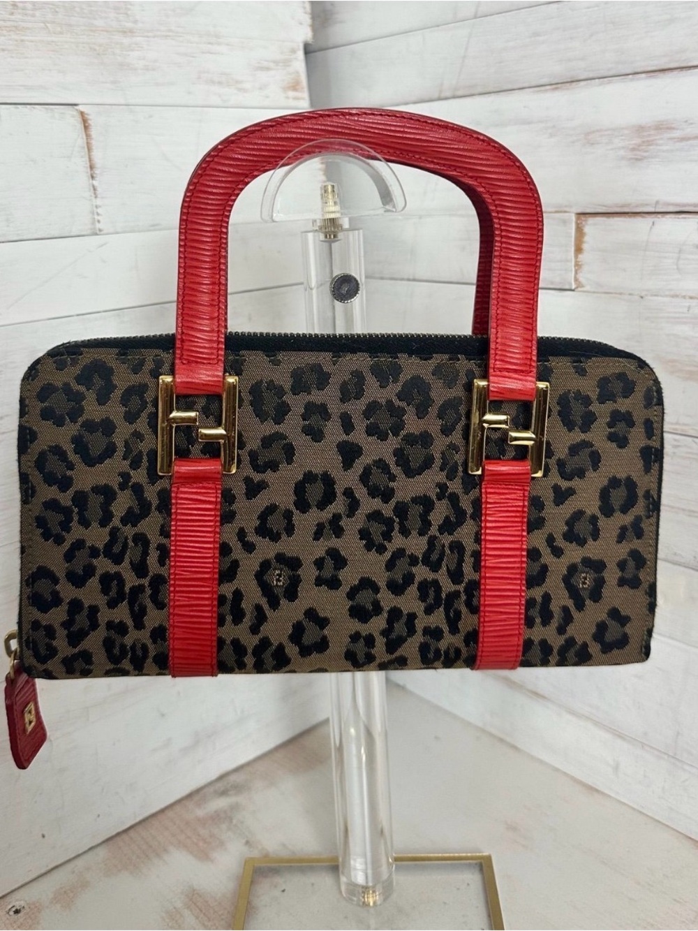 FENDI Leopard Handbag - Picture 2 of 7